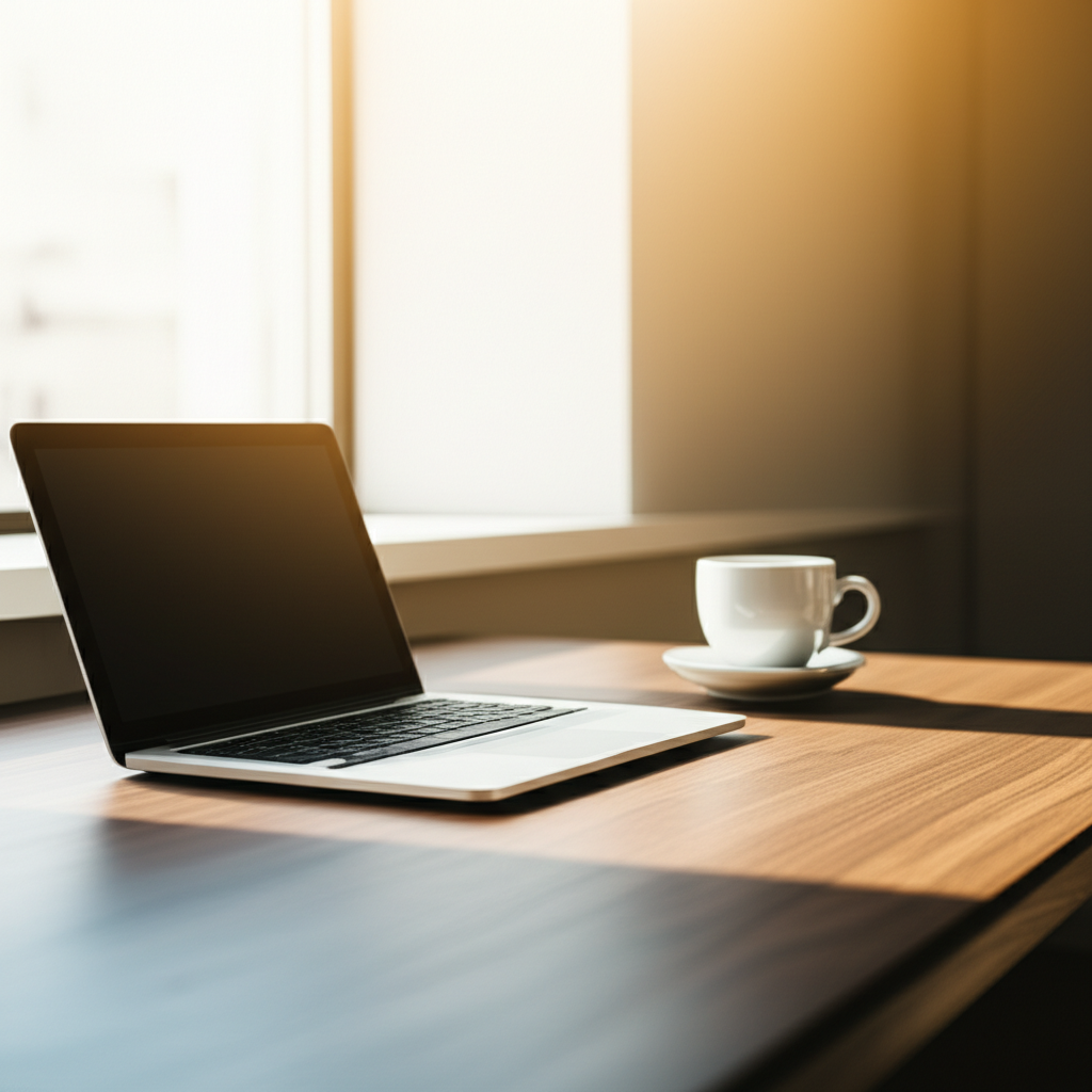Image showing The clean, efficient workspace symbolizes the dramatic efficiency gains and increased capacity AI br...