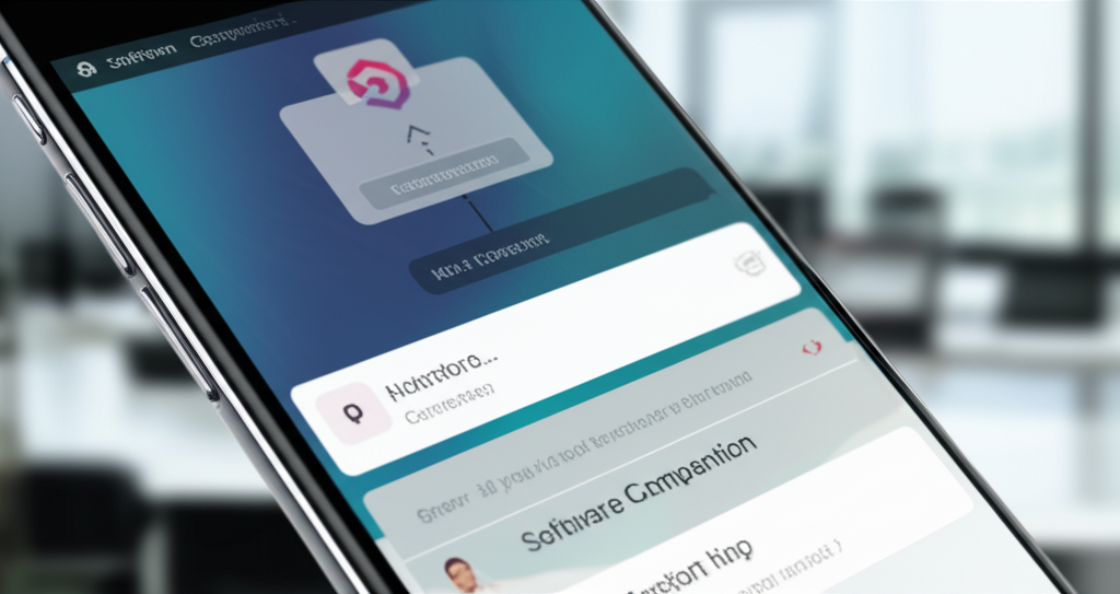Image showing This image visualizes the article's concept of vibe coding and a future where natural language inter...