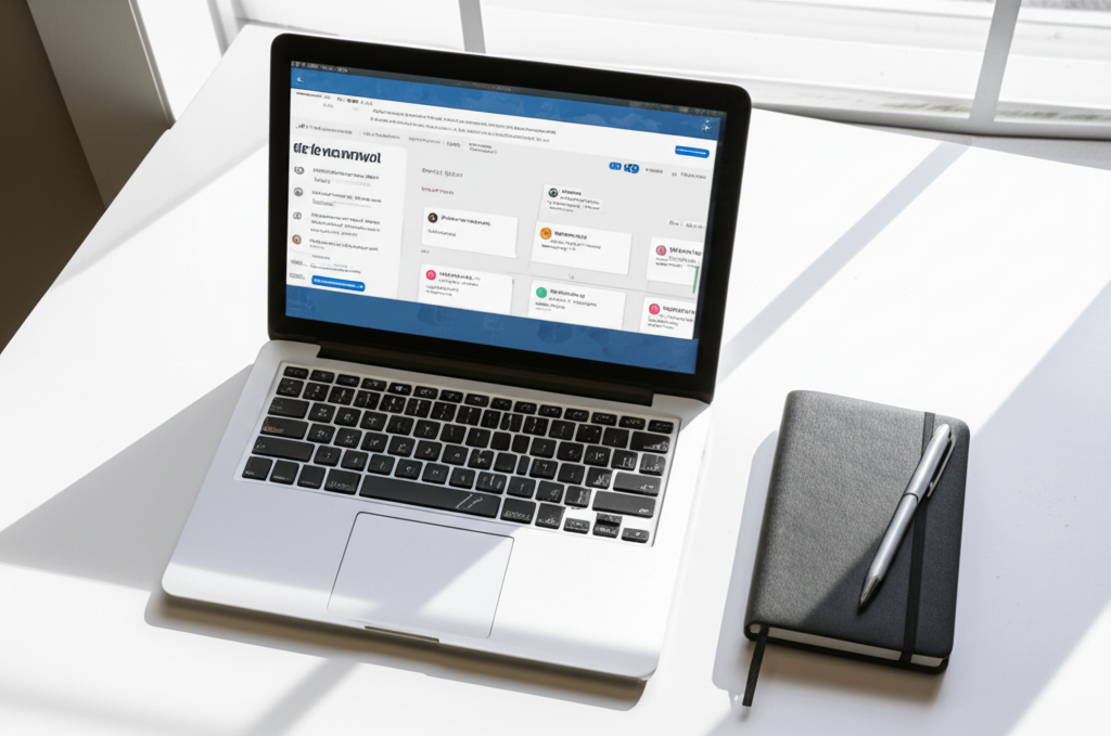Image showing This prompt illustrates the ATS as a central hub that streamlines the entire hiring process, managin...