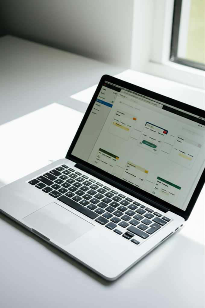 Image showing This image visually represents the concept of applied automation as an intelligent assistant, moving...