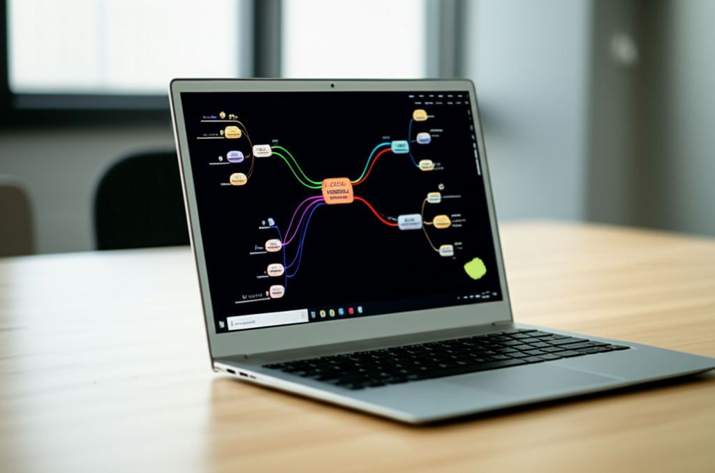 Image showing This image visually represents the core benefit of the article: how digital mind mapping software tr...