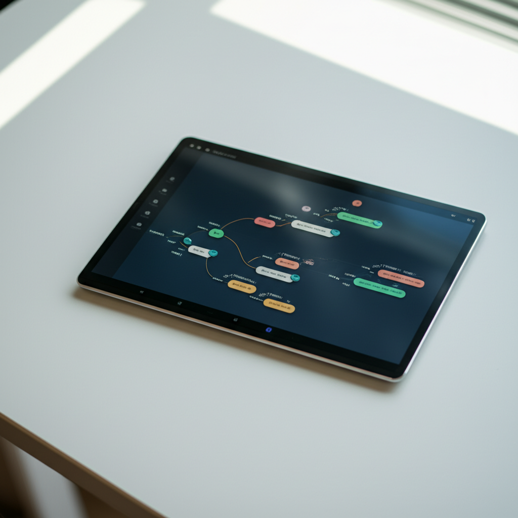 Image showing This image visually represents the article's emphasis on AI integration in modern brainstorming apps...