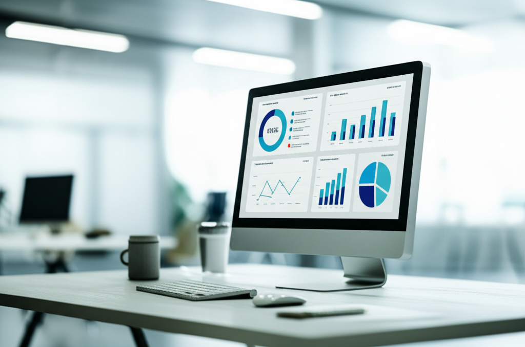 Image showing This image illustrates the advanced capabilities of a custom AI-powered candidate tracking system, s...