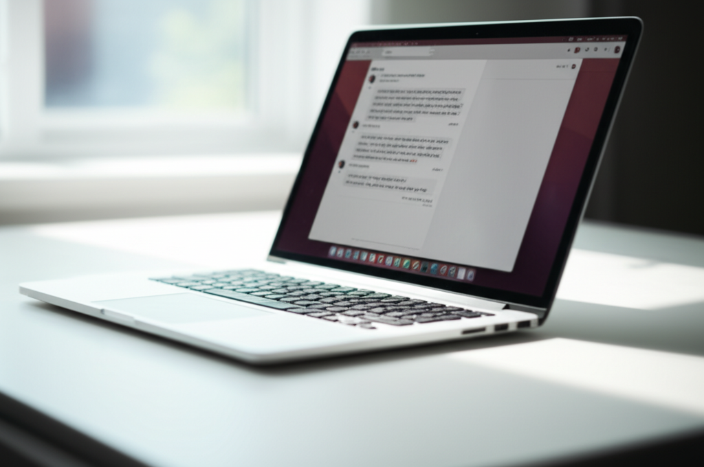 Image showing This image visually represents Slack as a central hub and the chatbot's role in automating routine t...