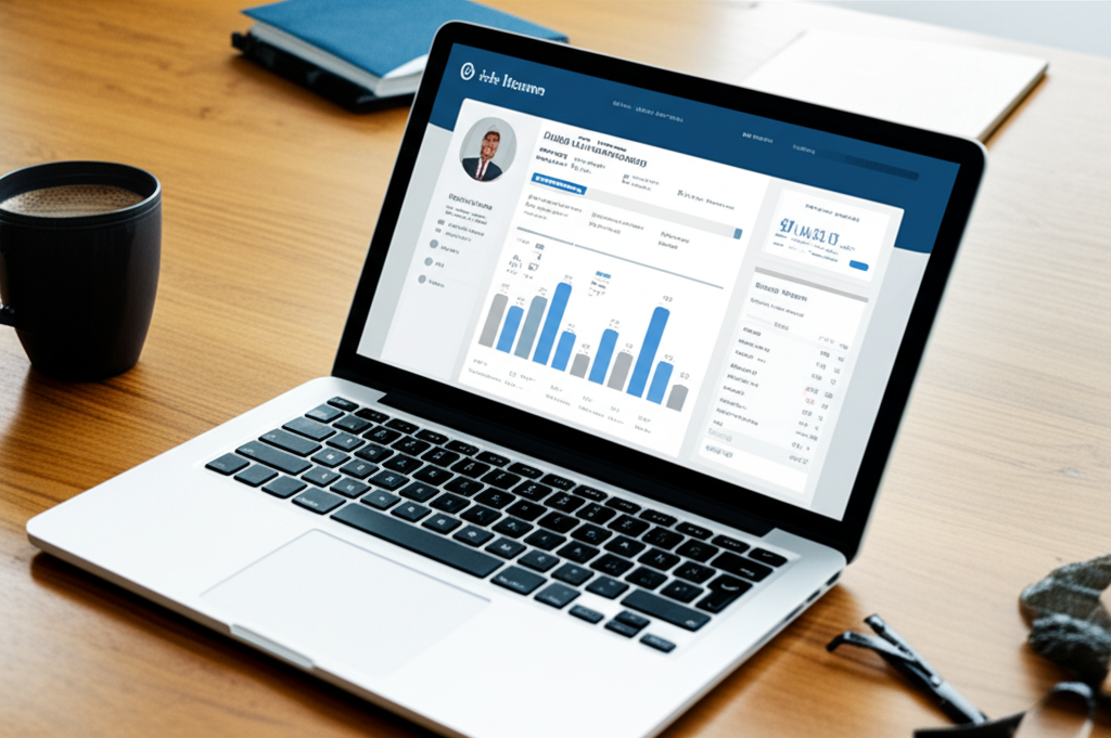 Image showing This image visually represents how AI tools assist job seekers by optimizing resumes with relevant k...
