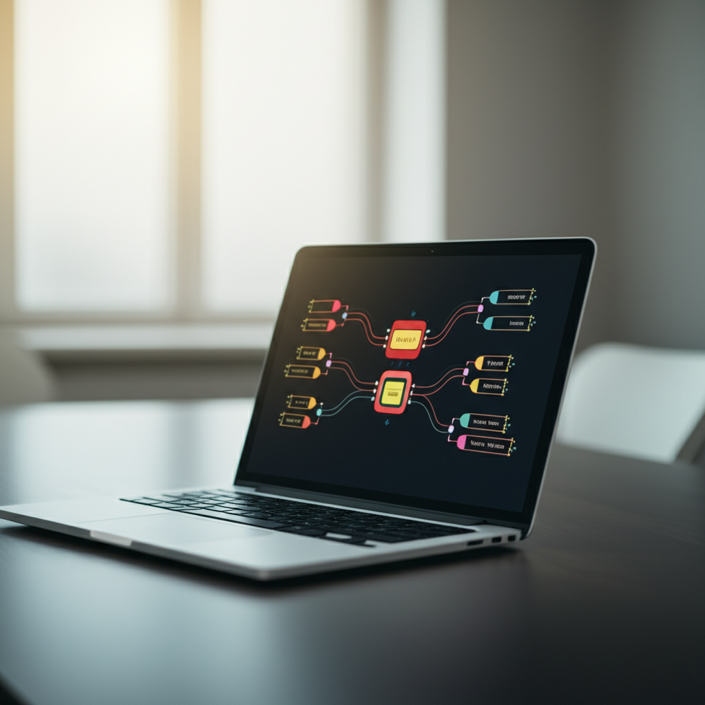 Image showing This image directly visualizes a key theme of the article: the digital transformation of mind mappin...