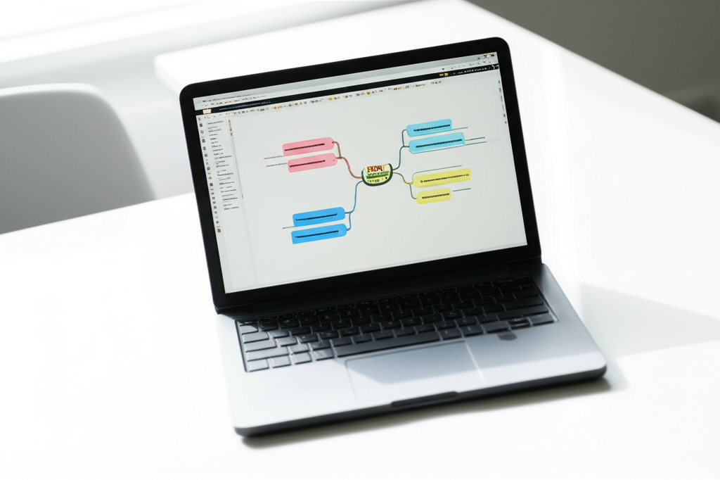 Image showing This image directly visualizes the core function of mind mapping as a tool to organize complex, chao...