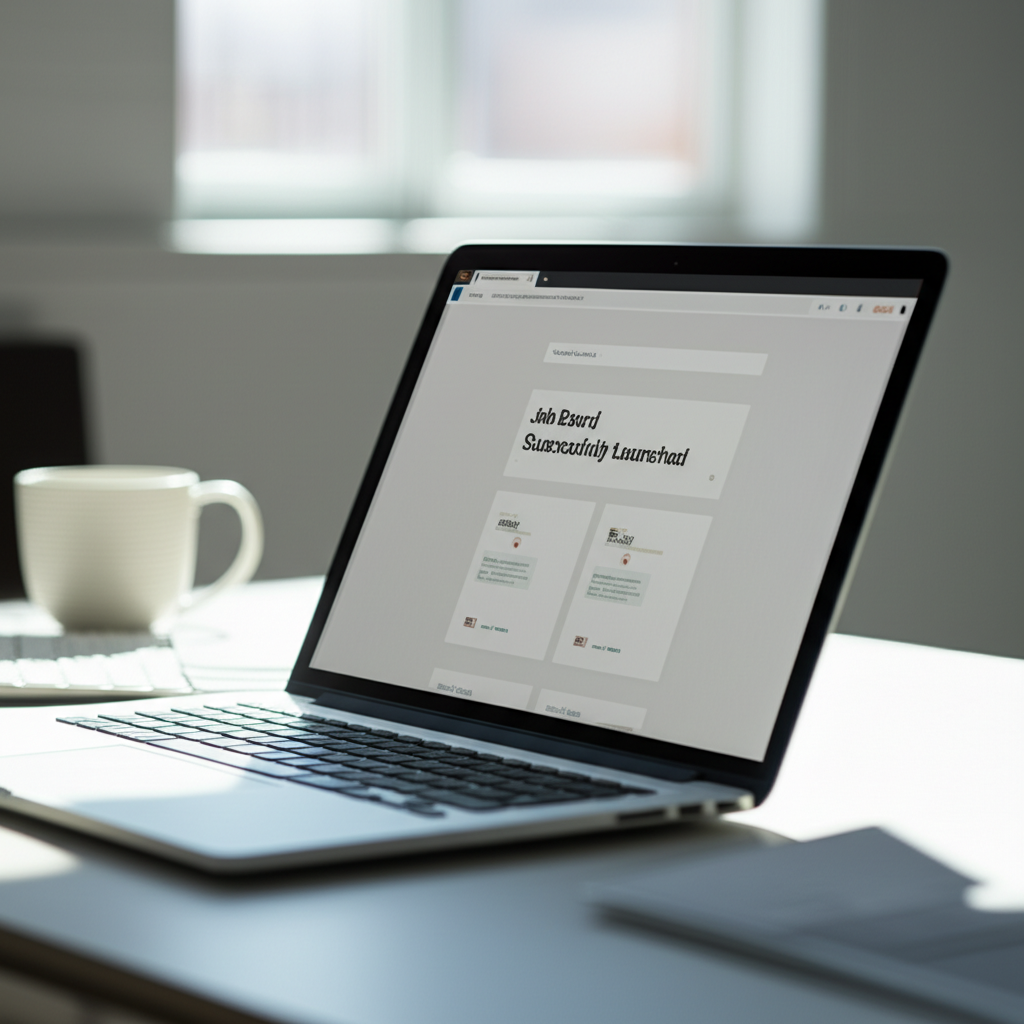 Image showing This image highlights the speed and efficiency of using a no-code platform to launch a job board qui...