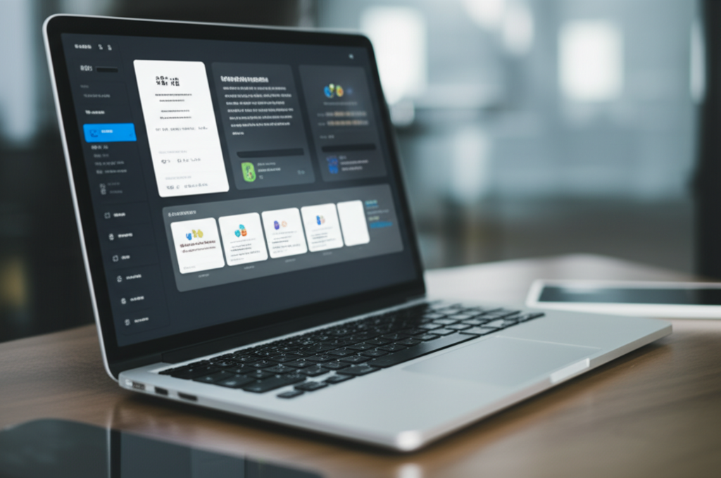 Image showing This image visualizes the future of no-code, where AI-native platforms enable users to create softwa...