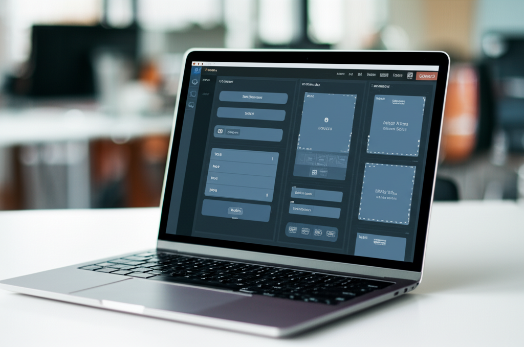 Image showing This prompt directly illustrates the core mechanism of no-code: building software through visual man...