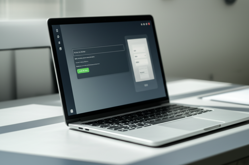 Image showing This image captures the essence of AI-native platforms and vibe coding, illustrating how non-develop...