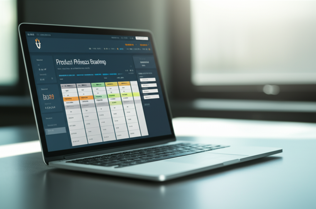 Image showing This image directly visualizes the core subject of the article: a digital product release roadmap te...