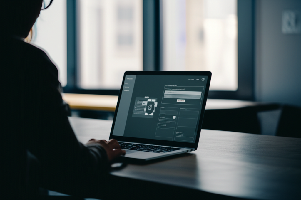 Image showing This image illustrates the concept of using advanced no-code and AI-native platforms, like Davia, to...