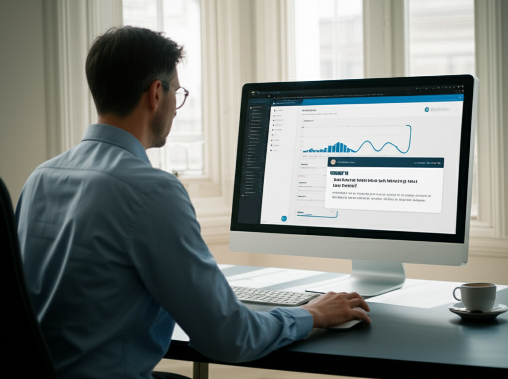 Image showing This image conveys the concept of an AI-native personal learning agent, showing a user interacting w...